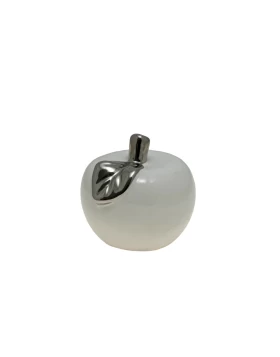 Κεραμικό διακοσμητικό μήλο 10 εκ. Idea Home 48349