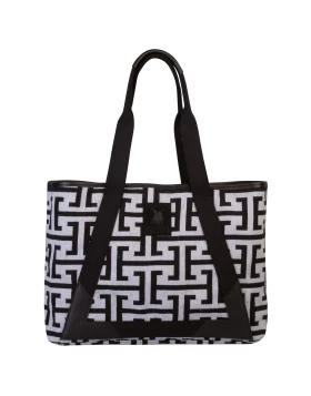 GREENWICH POLO CLUB ΤΣΑΝΤΑ ΘΑΛΑΣΣΗΣ 35Χ42Χ12 3839 ΓΚΡΙ, ΜΑΥΡΟ