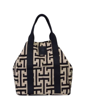 GREENWICH POLO CLUB ΤΣΑΝΤΑ ΘΑΛΑΣΣΗΣ 35Χ40Χ38 3840 ΜΑΥΡΟ, ΜΠΕΖ