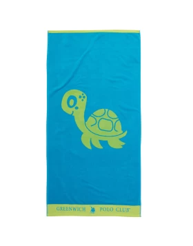 GREENWICH POLO CLUB ΠΕΤΣΕΤΑ ΘΑΛΑΣΣΗΣ 70Χ140 3763 ΜΠΛΕ, ΠΡΑΣΙΝΟ