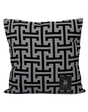 GREENWICH POLO CLUB ΔΙΑΚΟΣΜΗΤΙΚΟ ΜΑΞΙΛΑΡΙ 40X40 3901 ΓΚΡΙ, ΜΑΥΡΟ