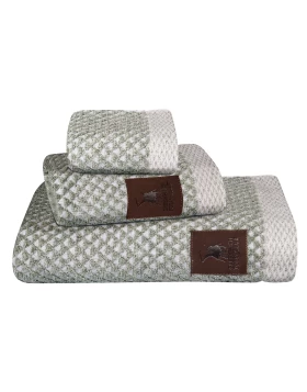 GREENWICH POLO CLUB ΣΕΤ ΠΕΤΣΕΤΕΣ 3 ΤΕΜΑΧΙΩΝ 3050 ΕΚΡΟΥ, ΠΡΑΣΙΝΟ