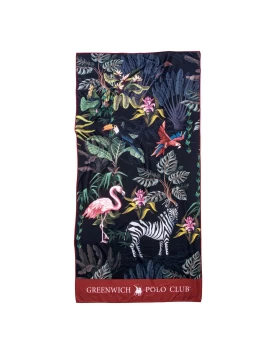 GREENWICH POLO CLUB ΠΕΤΣΕΤΑ ΘΑΛΑΣΣΗΣ 80Χ170 3800 ΚΟΚΚΙΝΟ, ΜΑΥΡΟ, ΠΡΑΣΙΝΟ