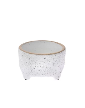 Κεραμικό λευκό κασπώ 15.5 χ 15.5 χ 9 εκ. Iliadis 77115