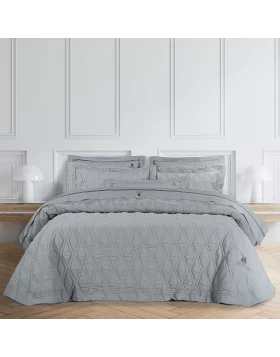 GREENWICH POLO CLUB ΚΟΥΒΕΡΛΙ ΥΠΕΡΔΙΠΛΟ ΣΕΤ 2160 ΓΚΡΙ