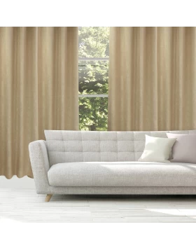 DAS HOME ΚΟΥΡΤΙΝΑ ΜΕ ΚΡΙΚΟΥΣ 140Χ270 2247 ΜΠΕΖ