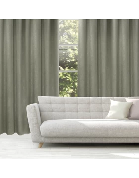 DAS HOME ΚΟΥΡΤΙΝΑ ΜΕ ΚΡΙΚΟΥΣ 140Χ270 2248 ΑΝΘΡΑΚΙ