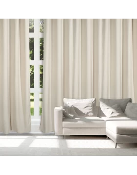 DAS HOME ΚΟΥΡΤΙΝΑ ΜΕ ΚΡΙΚΟΥΣ 140Χ270 2239 ΕΚΡΟΥ