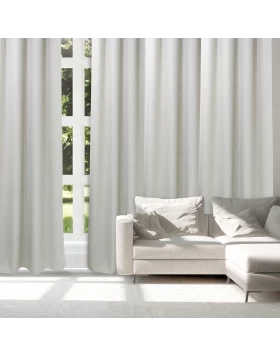 DAS HOME ΚΟΥΡΤΙΝΑ ΜΕ ΚΡΙΚΟΥΣ 140Χ270 2242 ΕΚΡΟΥ