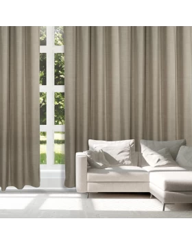 DAS HOME ΚΟΥΡΤΙΝΑ ΜΕ ΚΡΙΚΟΥΣ 140Χ270 2243 ΚΑΦΕ