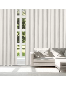 DAS HOME ΚΟΥΡΤΙΝΑ ΜΕ ΚΡΙΚΟΥΣ 140Χ270 2226 ΚΡΕΜ