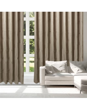 DAS HOME ΚΟΥΡΤΙΝΑ ΜΕ ΚΡΙΚΟΥΣ 140Χ270 2227 ΜΠΕΖ