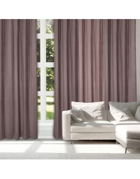 DAS HOME ΚΟΥΡΤΙΝΑ ΜΕ ΚΡΙΚΟΥΣ 140Χ270 2228 NUDE