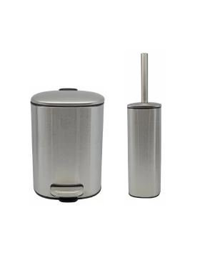 Ανοξείδωτο σετ κάδος πεντάλ 5 lt & πιγκάλ Ankor 824724.31