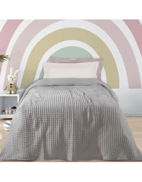 DAS KIDS ΚΟΥΒΕΡΤΑ ΠΙΚΕ 160X220 1202 ΓΚΡΙ
