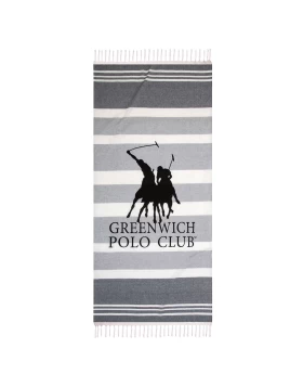 GREENWICH POLO CLUB ΠΕΤΣΕΤΑ-ΠΑΡΕΟ 80Χ170 3841 ΓΚΡΙ