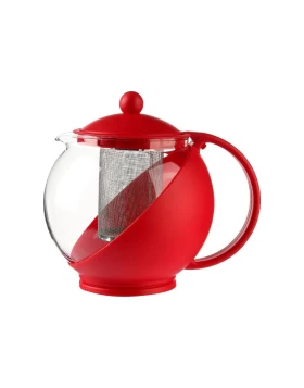 Γυάλινη τσαγιέρα με φίλτρο 1250 ml Secret De Gourmet 461722180 Red