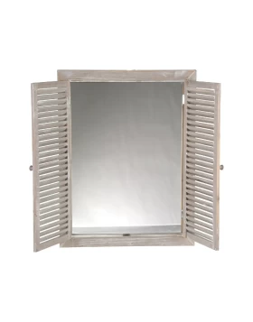 Ξύλινος καθρέπτης τοίχου 50 χ 65 εκ. Atmosphera 135523