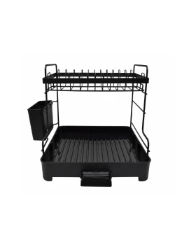 Μεταλλική διώροφη πιατοθήκη 30.5 χ 30.5 εκ. Ankor 820511