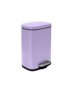 Κάδος πεντάλ soft close 5 lt Spirella Akira Lavender