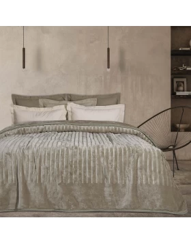 DAS HOME ΚΟΥΒΕΡΤΑ VELOUR ΥΠΕΡΔΙΠΛΗ 1350 ΣΠΑΓΓΙ
