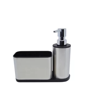 Αντλία σαπουνιού με θήκη για σφουγγάρι πλαστική Ankor 824625