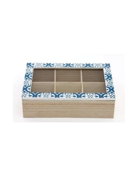 Ξύλινο κουτί για τσάι 24 χ 16 εκ. Plastona SR0087