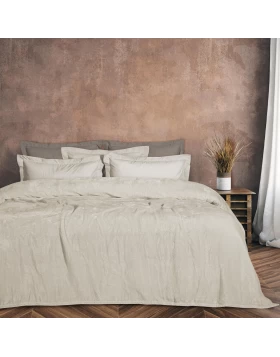 DAS HOME ΚΟΥΒΕΡΤΑ VELOUR ΥΠΕΡΔΙΠΛΗ 1341 ΙΒΟΥΑΡ