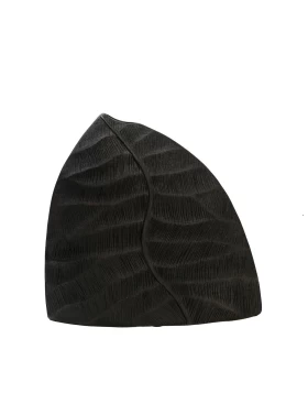 ΒΑΖΟ ''ΦΥΛΛΟ'' ΜΑΥΡΟ ΠΟΛΥΡΕΖ. 30,5ΕΚ Espiel FIK120