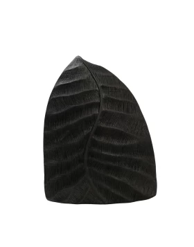 ΒΑΖΟ ''ΦΥΛΛΟ'' ΜΑΥΡΟ ΠΟΛΥΡΕΖ. 40,5ΕΚ Espiel FIK121