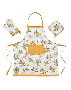 DAS HOME ΣΕΤ ΚΟΥΖΙΝΑΣ 3ΤΜΧ 0724 ΚΙΤΡΙΝΟ, ΛΕΥΚΟ, ΠΡΑΣΙΝΟ