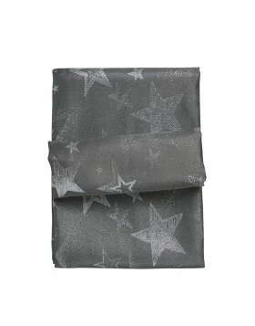 DAS HOME CHRISTMAS ΤΡΑΠΕΖΟΜΑΝΤΗΛΟ 140Χ220 0718 ΑΣΗΜΙ, ΓΚΡΙ