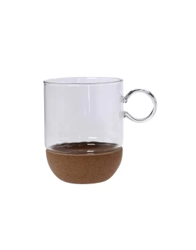 Κούπα 310 ml γυαλί - φελλός Cryspo Trio 10.011.25