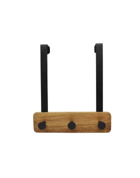 Κρεμάστρα πόρτας ξύλο μέταλλο 22.5 χ 25.5 εκ. Ankor 824861