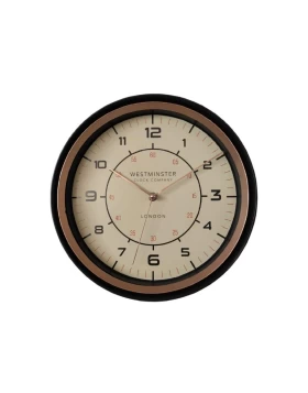 Ρολόι τοίχου πλαστικό 29.3 εκ. Oriana Ferelli 1208-A