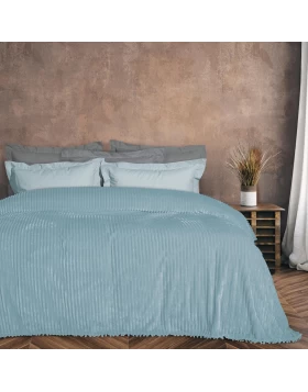 DAS HOME ΚΟΥΒΕΡΤΑ FLEECE 220Χ240 1355 ΓΑΛΑΖΙΟ