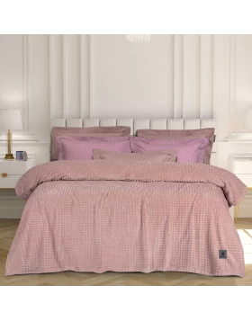 GREENWICH POLO CLUB ΚΟΥΒΕΡΤΑ FLEECE ΥΠΕΡΔΙΠΛH 3449 NUDE