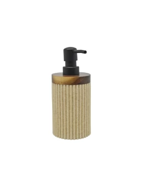  Αντλία σαπουνιού πολυεστερική με ξύλο ακακίας  7.9 χ 7.5 εκ. Ankor 829491