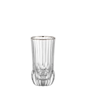 Σετ 6 κρυστάλλινα ποτήρια σωλήνα 400 ml RCR Adagio Platin
