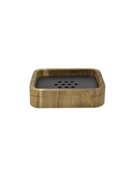 Σαπουνοθήκη ξύλο ακακίας 12.8 χ 9.4 χ 3 εκ. Ankor 824519