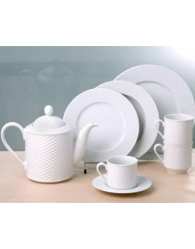 Σετ τσαγιού 15 τμχ. Cryspo Trio Polo White