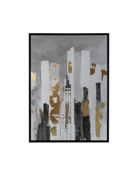 ΚΑΔΡΟ ΣΕ ΚΑΜΒΑ Skyscrapers 232875 50x3x70εκ Fylliana 147-223-070