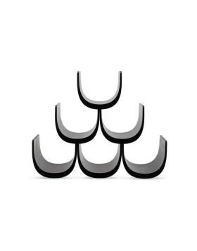 Κάβα 6 φιαλών 34.5 χ 15.5 χ 27 εκ. Alessi Noah GIA13 B