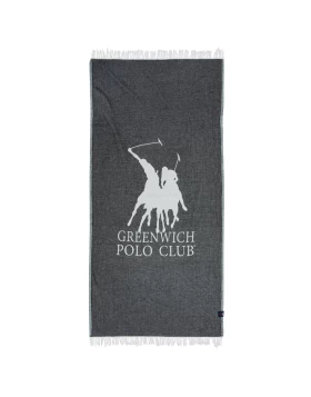 GREENWICH POLO CLUB ΠΕΤΣΕΤΑ ΘΑΛΑΣΣΗΣ 85Χ170 3905 ΙΒΟΥΑΡ, ΜΑΥΡΟ