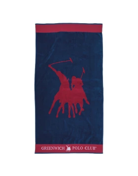 GREENWICH POLO CLUB ΠΕΤΣΕΤΑ ΘΑΛΑΣΣΗΣ 90Χ170 3853 ΚΟΚΚΙΝΟ, ΜΠΛΕ
