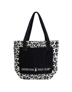 GREENWICH POLO CLUB ΤΣΑΝΤΑ ΘΑΛΑΣΣΗΣ 55Χ40 3861 ΜΑΥΡΟ, ΜΠΕΖ, ΣΠΑΓΓΙ