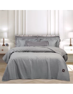 GREENWICH POLO CLUB ΚΟΥΒΕΡΤΑ ΠΙΚΕ 220X240 3456 ΓΚΡΙ