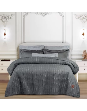 GREENWICH POLO CLUB ΚΟΥΒΕΡΛΙ KING 3465 ΓΚΡΙ ΣΚΟΥΡΟ