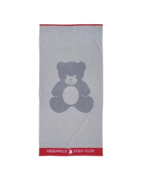 GREENWICH POLO CLUB ΠΕΤΣΕΤΑ ΘΑΛΑΣΣΗΣ 70Χ140 3895 ΓΚΡΙ, ΚΟΚΚΙΝΟ