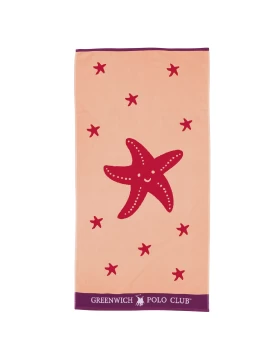 GREENWICH POLO CLUB ΠΕΤΣΕΤΑ ΘΑΛΑΣΣΗΣ 70Χ140 3894 ΚΟΚΚΙΝΟ, ΜΩΒ, ΡΟΔΑΚΙΝΙ